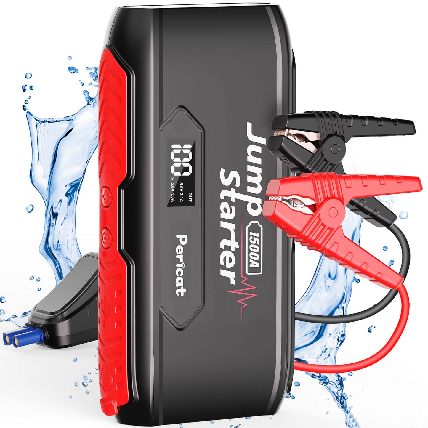 Portable Jump Starter Battery Power Car Jumper Box USB Port 400